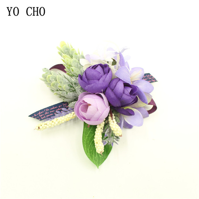 Fioletowy nadgarstek stanik YO CHO 2018 z kwiatowym motywem - idealny na ślub panny młodej, bal i inne uroczystości - Wianko - 13