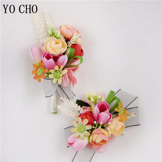 Fioletowy nadgarstek stanik YO CHO 2018 z kwiatowym motywem - idealny na ślub panny młodej, bal i inne uroczystości - Wianko - 21