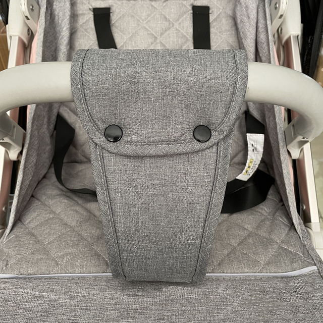 Akcesoria do wózków: Wózek dziecięcy antypoślizgowy ochraniacz Buggy uprząż dla niemowląt z przodu - tkanina bawełniana wysokiej jakości - Wianko - 6