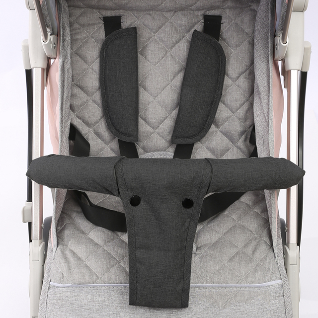 Akcesoria do wózków: Wózek dziecięcy antypoślizgowy ochraniacz Buggy uprząż dla niemowląt z przodu - tkanina bawełniana wysokiej jakości - Wianko - 7