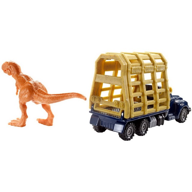 Zabawka dziedzictwa Jurassic Park: Odlewniczy transporter Jurassic 1:64 Tyrannosaurus, Jeep Raptor, helikopter, mini dinozaury - Wianko - 17