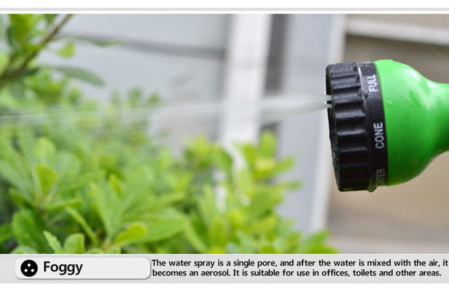 Wąż ogrodowy rozbudowy elastyczny z pistoletem na wodę - 7 wzorów, piana, opryskiwacz - Wianko - 17