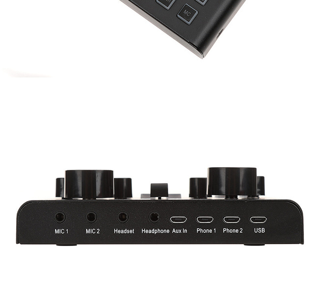Nowy USB zewnętrzna karta dźwiękowa ze zestawem słuchawkowym z mikrofonem do transmisji na żywo dla PC i telefonów - Wianko - 6