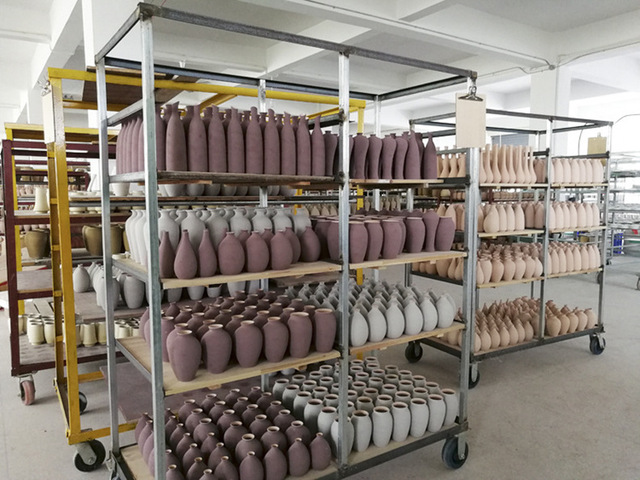 Ceramiczny mały wazon czarny prosty chiński nowoczesny Scandi dom akcesoria dekoracyjne - Wianko - 24