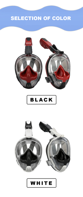 Silikonowa maska do nurkowania pełna sucha z pływającym koralikiem i wodoodporną rurką do oddychania - sprzęt do szkolenia pływackiego i snorkelingu - Wianko - 17