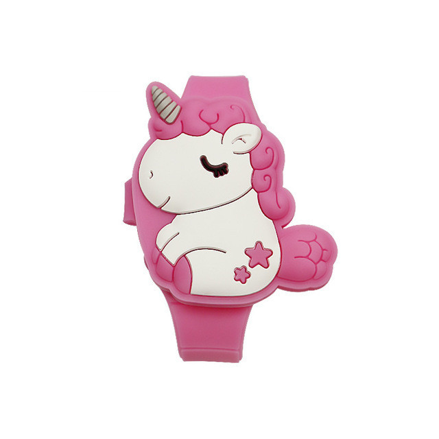 Cute Unicorn Cartoon - elektroniczny zegarek LED dla dzieci, chłopców i dziewczynek - Wianko - 5