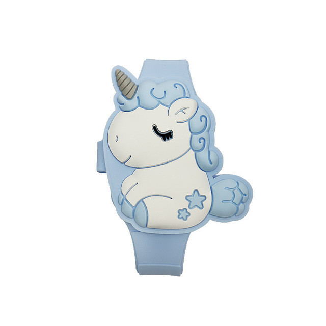 Cute Unicorn Cartoon - elektroniczny zegarek LED dla dzieci, chłopców i dziewczynek - Wianko - 7