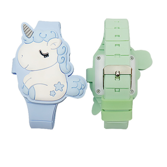 Cute Unicorn Cartoon - elektroniczny zegarek LED dla dzieci, chłopców i dziewczynek - Wianko - 10