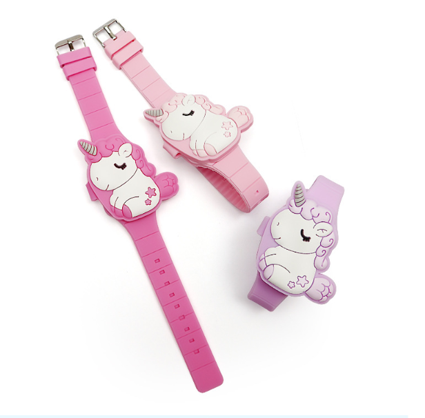 Cute Unicorn Cartoon - elektroniczny zegarek LED dla dzieci, chłopców i dziewczynek - Wianko - 8