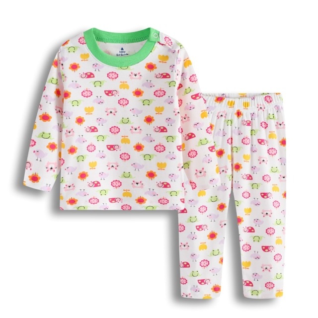 Jesienne zestawy piżam dla dziewczynki 2017 z uroczym wzorem misia marki Christmas - koszulka niemowlęca i spodnie do snu - Wianko - 17