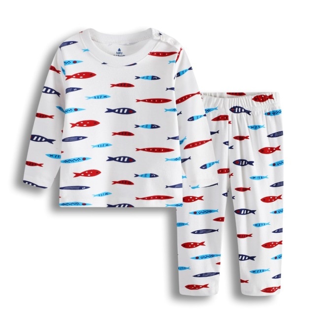 Jesienne zestawy piżam dla dziewczynki 2017 z uroczym wzorem misia marki Christmas - koszulka niemowlęca i spodnie do snu - Wianko - 3