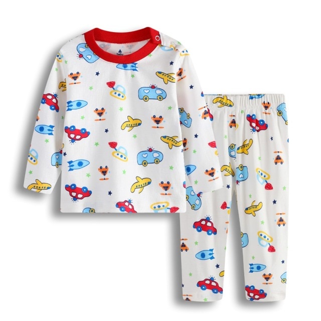 Jesienne zestawy piżam dla dziewczynki 2017 z uroczym wzorem misia marki Christmas - koszulka niemowlęca i spodnie do snu - Wianko - 23
