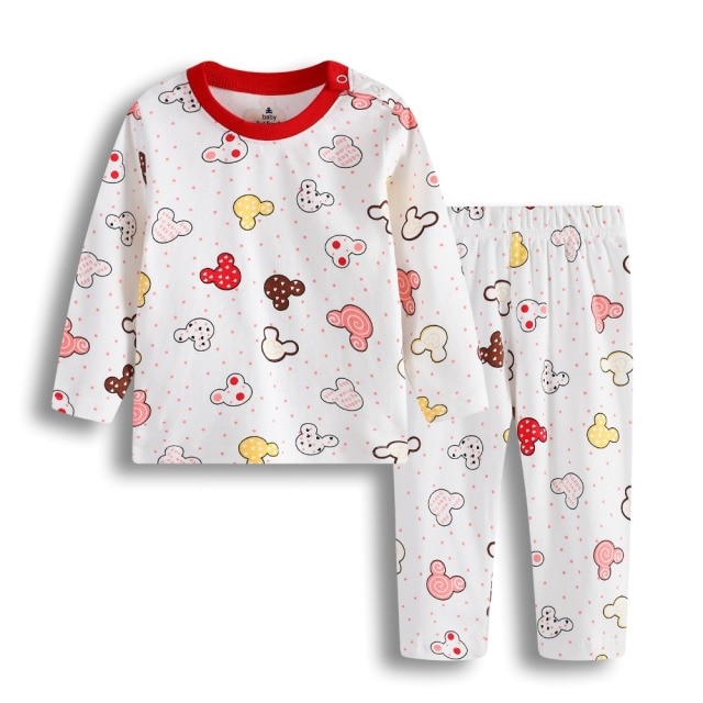 Jesienne zestawy piżam dla dziewczynki 2017 z uroczym wzorem misia marki Christmas - koszulka niemowlęca i spodnie do snu - Wianko - 21