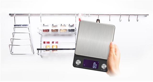 Cyfrowa waga kuchenna do gotowania, wyświetlacz LCD, 3kg/0.1g, 10kg/1g - Wianko - 8