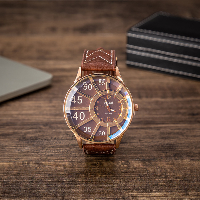 2021 Mężczyźni minimalistyczny zegarek kwarcowy z czarną siatką, wodoodporny zegarek biznesowy - Wianko - 2