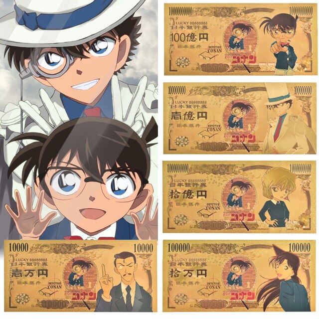 Klasyczna moneta kolekcjonerska Anime Detektyw Conan Cosplay Kudou Shinichi z Japonii - Wianko - 1