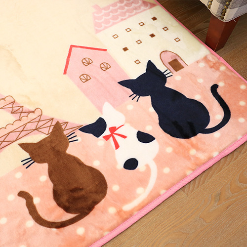 Dywan do sypialni Totoro z nadrukiem kota - pięć stylów, mata do zabawy dla dzieci, malucha, dekoracja - Wianko - 13