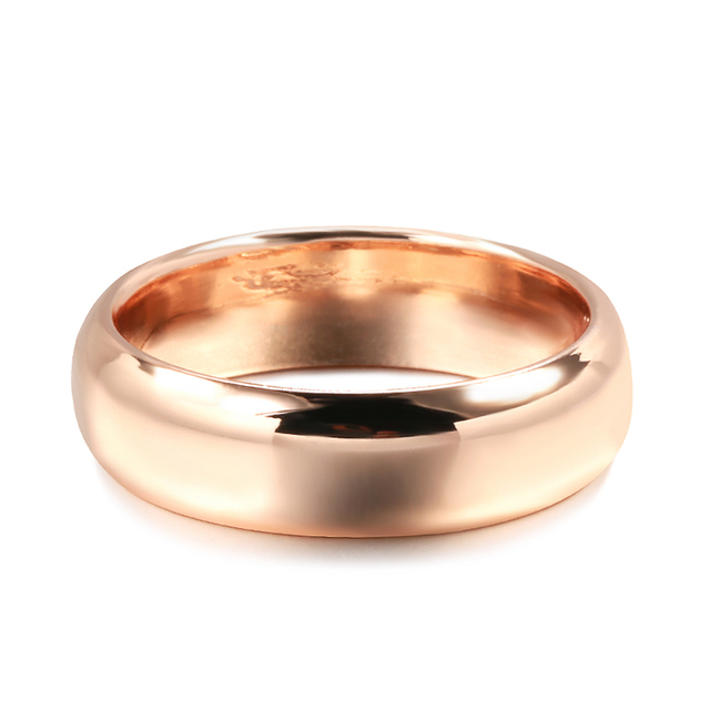 Pierścień mężczyźni Kinel Hot 585 różowe złoto, błyszczący, wysokiej jakości - Wianko - 9