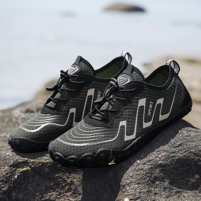 Przeciwpoślizgowe boso nadmorskie buty do wody męskie damskie - szybkie suche, oddychające, plażowe, trekkingowe, wędkarskie - Wianko - 21