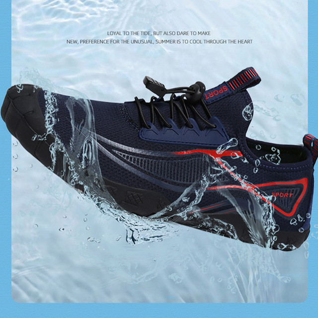 Przeciwpoślizgowe boso nadmorskie buty do wody męskie damskie - szybkie suche, oddychające, plażowe, trekkingowe, wędkarskie - Wianko - 56