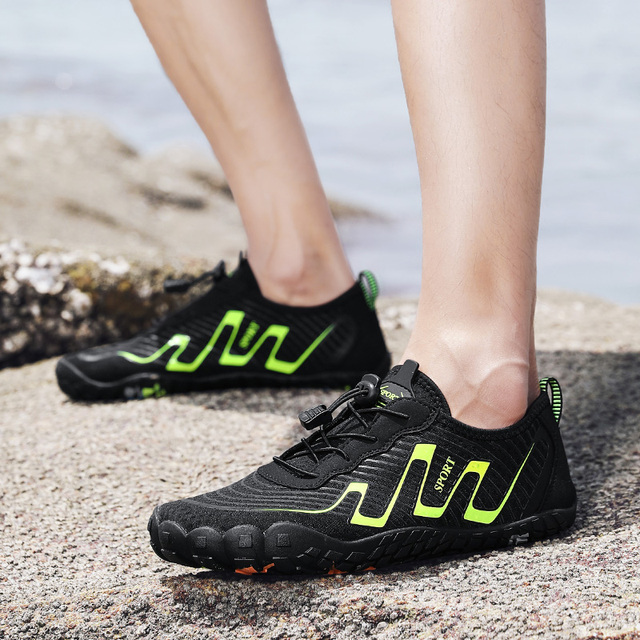 Przeciwpoślizgowe boso nadmorskie buty do wody męskie damskie - szybkie suche, oddychające, plażowe, trekkingowe, wędkarskie - Wianko - 46