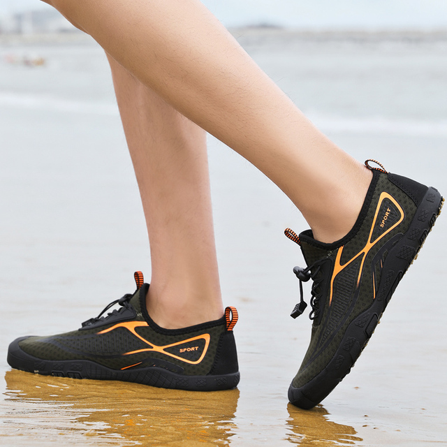 Przeciwpoślizgowe boso nadmorskie buty do wody męskie damskie - szybkie suche, oddychające, plażowe, trekkingowe, wędkarskie - Wianko - 74