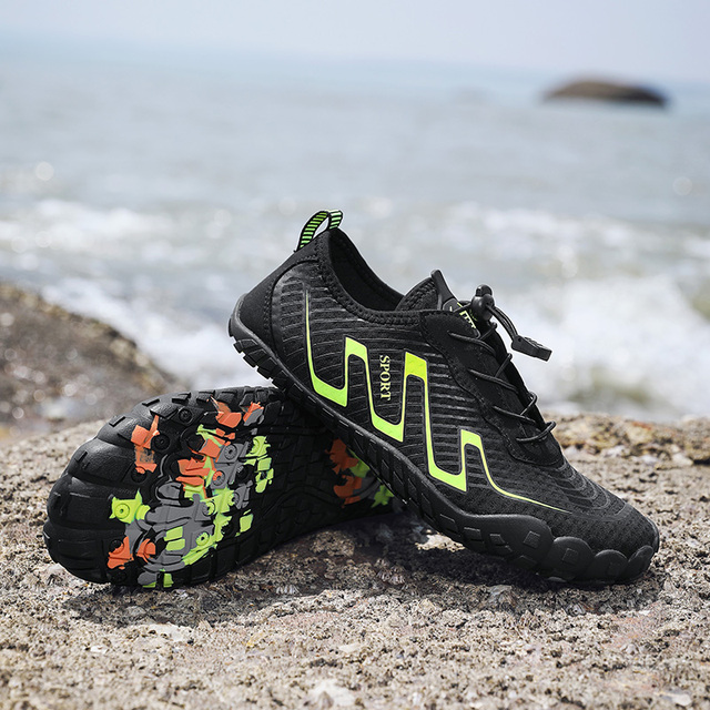 Przeciwpoślizgowe boso nadmorskie buty do wody męskie damskie - szybkie suche, oddychające, plażowe, trekkingowe, wędkarskie - Wianko - 24