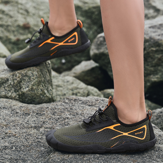 Przeciwpoślizgowe boso nadmorskie buty do wody męskie damskie - szybkie suche, oddychające, plażowe, trekkingowe, wędkarskie - Wianko - 89