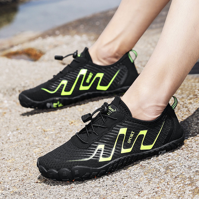 Przeciwpoślizgowe boso nadmorskie buty do wody męskie damskie - szybkie suche, oddychające, plażowe, trekkingowe, wędkarskie - Wianko - 47