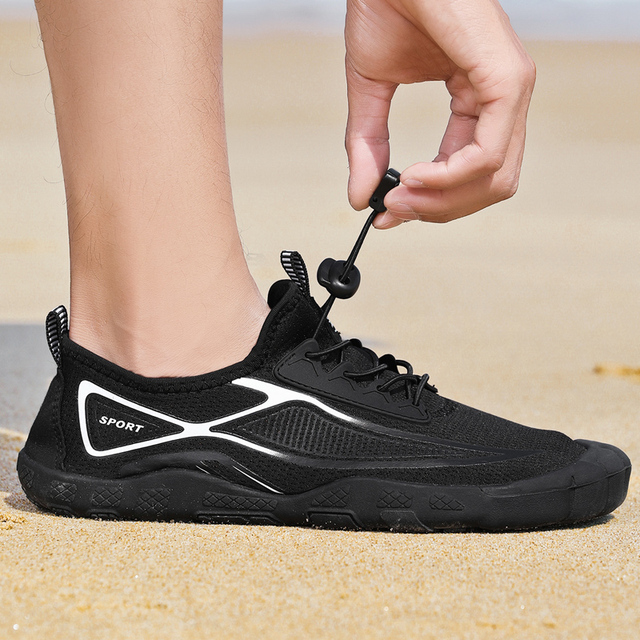 Przeciwpoślizgowe boso nadmorskie buty do wody męskie damskie - szybkie suche, oddychające, plażowe, trekkingowe, wędkarskie - Wianko - 101
