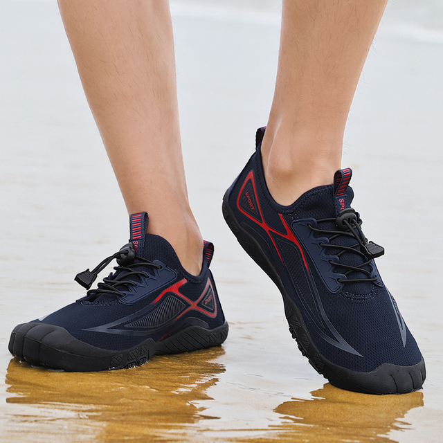 Przeciwpoślizgowe boso nadmorskie buty do wody męskie damskie - szybkie suche, oddychające, plażowe, trekkingowe, wędkarskie - Wianko - 76
