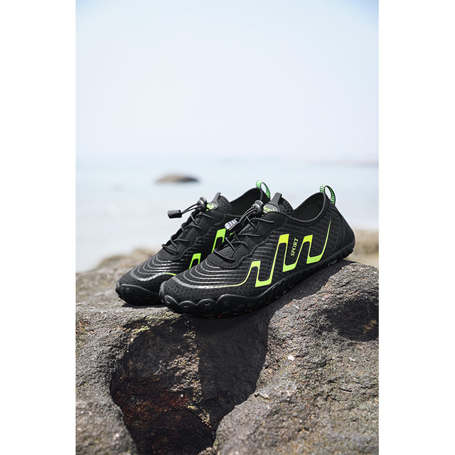 Przeciwpoślizgowe boso nadmorskie buty do wody męskie damskie - szybkie suche, oddychające, plażowe, trekkingowe, wędkarskie - Wianko - 23