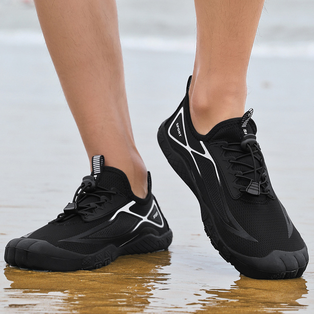 Przeciwpoślizgowe boso nadmorskie buty do wody męskie damskie - szybkie suche, oddychające, plażowe, trekkingowe, wędkarskie - Wianko - 80