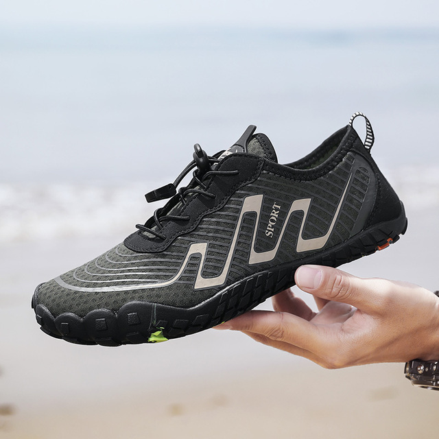 Przeciwpoślizgowe boso nadmorskie buty do wody męskie damskie - szybkie suche, oddychające, plażowe, trekkingowe, wędkarskie - Wianko - 33