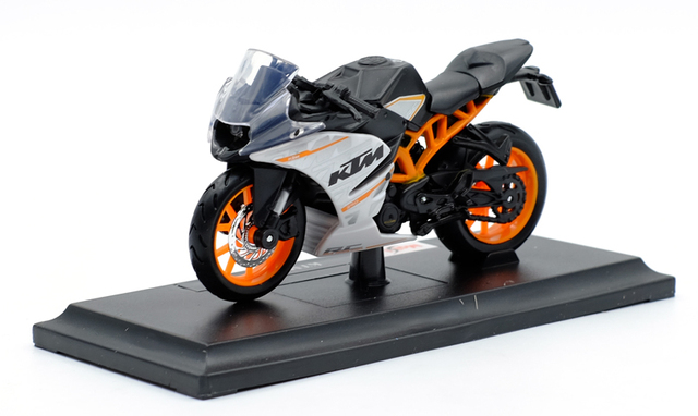 Model motocykla RC390 MAISTO 1:18 - odlew ze stopu, ruchome amortyzatory - zabawka dla dzieci, prezenty, kolekcja zabawek - Wianko - 5