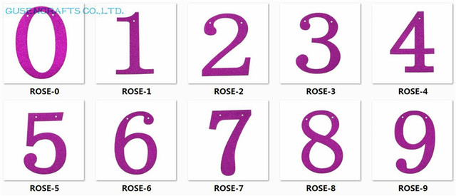 Spersonalizowany baner z papieru brokatowego o fioletowym kolorze, 13cm, wiszący na przewodzie - idealny dodatek dekoracyjny na urodziny i śluby - Wianko - 23