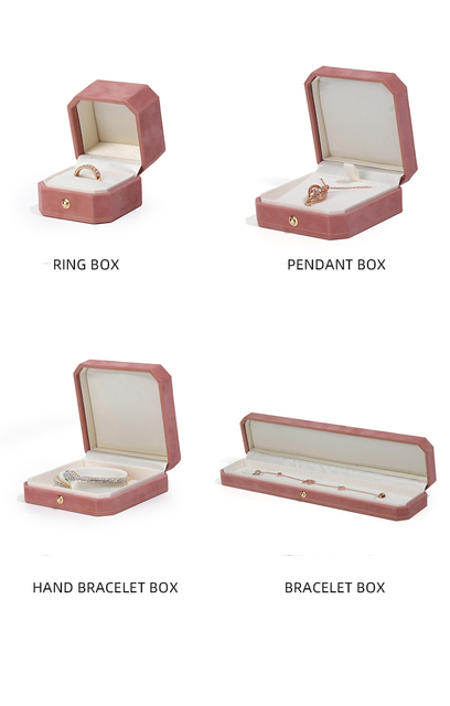 Eleganckie pudełko na biżuterię z retro wzorem: pierścionek, naszyjnik, bransoletka - Wianko - 7