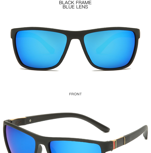 Okulary wędkarskie Tr90 kwadratowe, przeciwsłoneczne, spolaryzowane - Wianko - 31