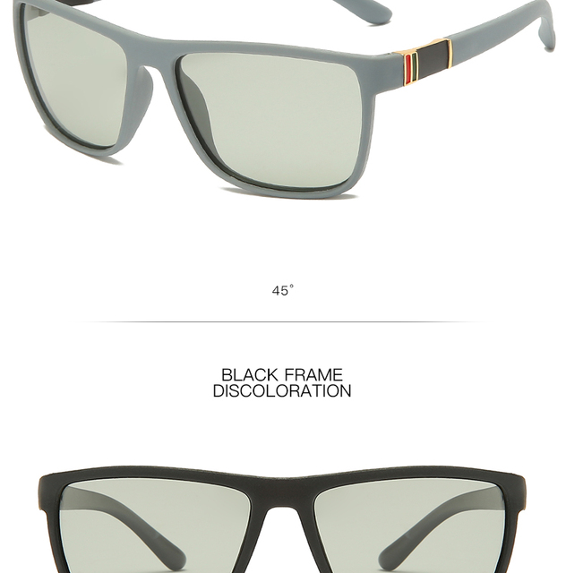 Okulary wędkarskie Tr90 kwadratowe, przeciwsłoneczne, spolaryzowane - Wianko - 26