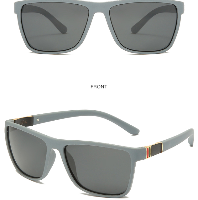 Okulary wędkarskie Tr90 kwadratowe, przeciwsłoneczne, spolaryzowane - Wianko - 21