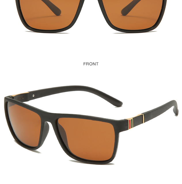 Okulary wędkarskie Tr90 kwadratowe, przeciwsłoneczne, spolaryzowane - Wianko - 24