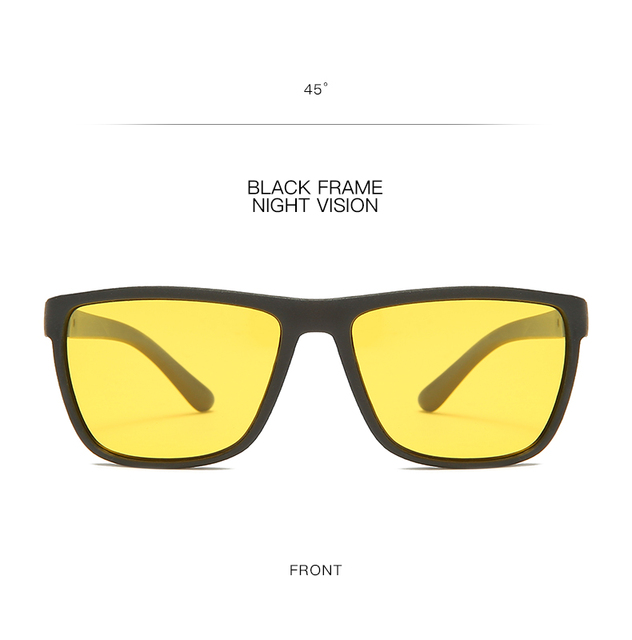 Okulary wędkarskie Tr90 kwadratowe, przeciwsłoneczne, spolaryzowane - Wianko - 22