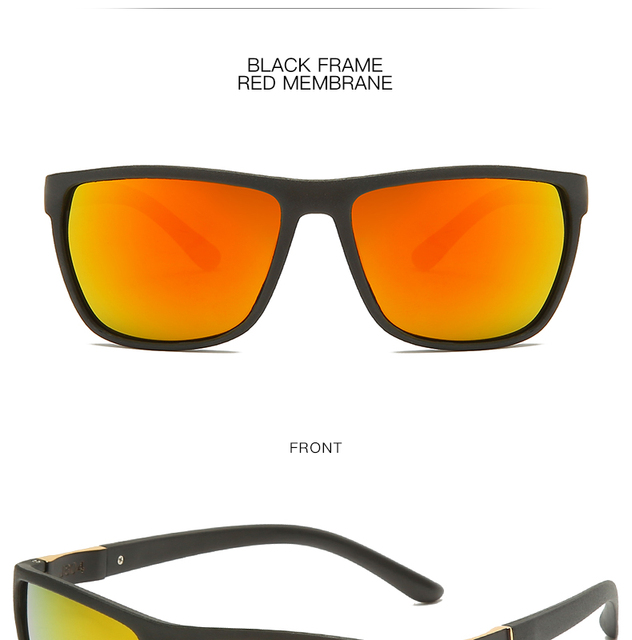 Okulary wędkarskie Tr90 kwadratowe, przeciwsłoneczne, spolaryzowane - Wianko - 28