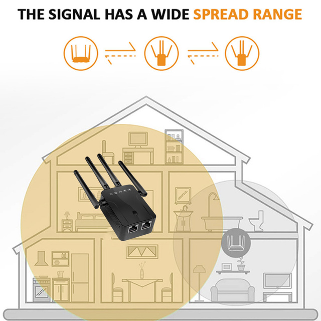 Ruter z modemem BGGQGG M-95B - wzmacniacz sygnału WiFi 300Mbps 802.11N/B/G - Wianko - 2