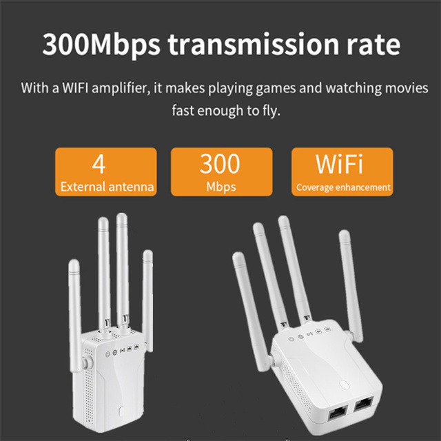 Ruter z modemem BGGQGG M-95B - wzmacniacz sygnału WiFi 300Mbps 802.11N/B/G - Wianko - 4