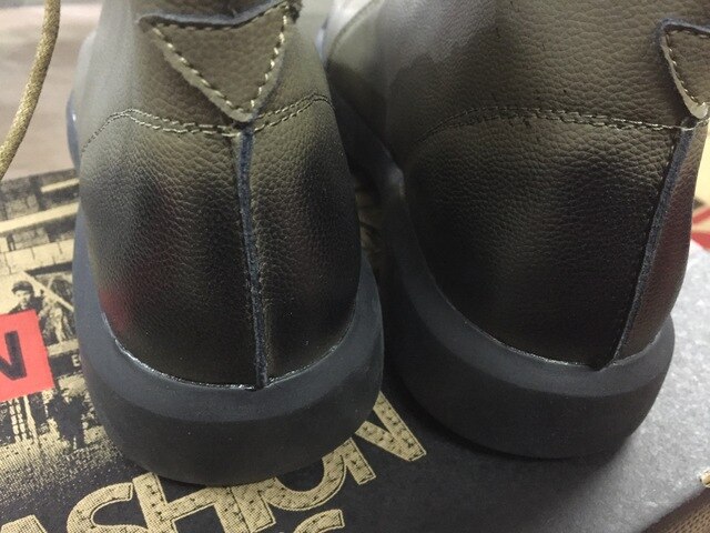 Męskie wysokie skórzane buty na jesień/zimę - Marka 2020, sznurowane, w stylu brytyjskim, kolor czarny - Wianko - 19