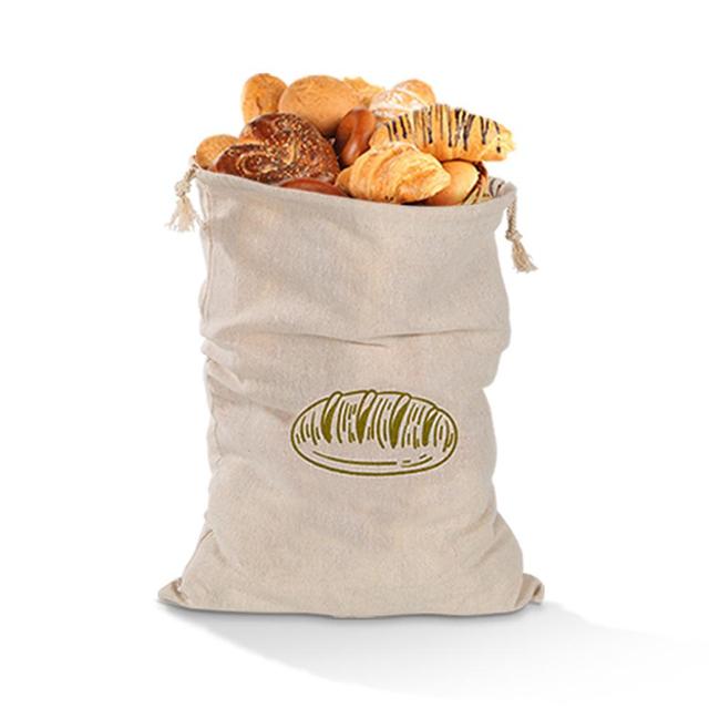 Lniana torba na chleb wielokrotnego użytku z sznurkiem – przechowuj chleb domowego rzemieślnika i bagietki - Wianko - 11