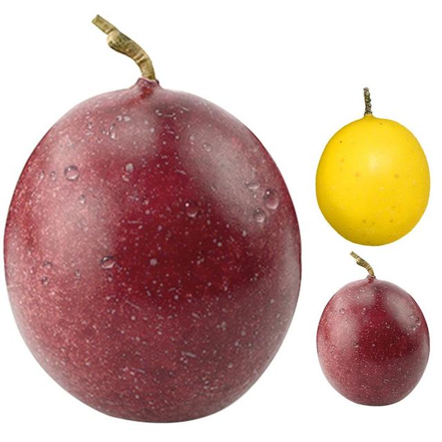 Sztuczne marakuja Gold Berry - ozdobne owoce dekoracyjne do wnętrz, imitacja rzemiosła, idealne na potrzeby fotografii i rekwizytów domowych - Wianko - 1