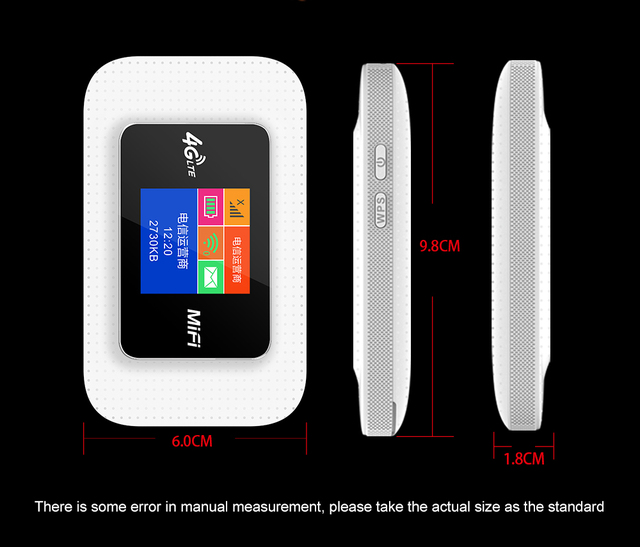 Ruter 4G odblokowany, modem WiFi LTE GSM, przenośny dostęp do internetu 100Mbps, wysoka prędkość sieci szerokopasmowej - Partner podróży - Wianko - 4