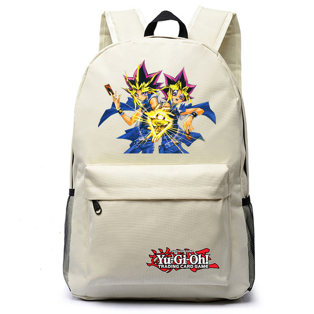 Plecak Anime Yu-Gi-Oh! Plecak płócienny Teenger Packsack studencki podróżny Plecak młodzieżowy Unisex Mochila wysokiej jakości torba na laptopa - Wianko - 1
